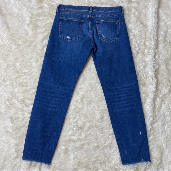 ZARA Slim Boyfriend Jeans With Pearls - Size 6 - Picture 4 of 6